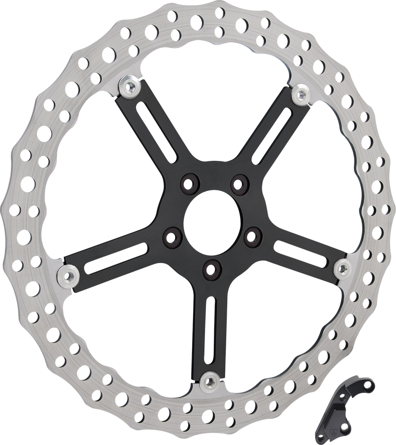 ARLEN NESS Big Brake Jagged Floating Rotor Kit - Hub Mount - Front Left - 15"