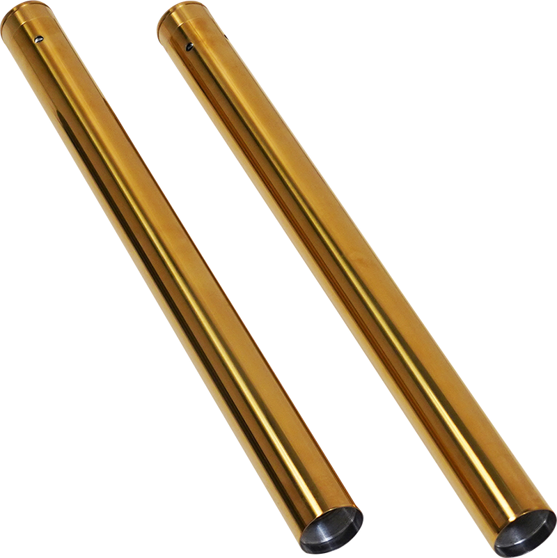 ARLEN NESS Factory Length Fork Tubes - 49 mm - 22.875" / 22-7/8" - Gold