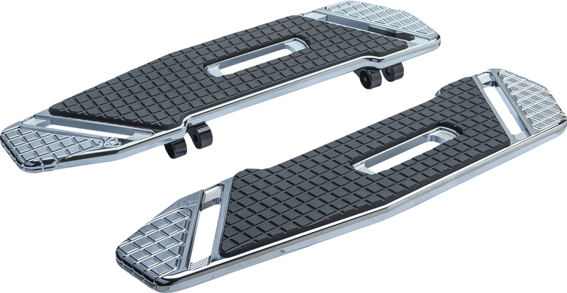 ARLEN NESS SpeedLiner Floorboards - Driver - 1980-2025 TOURING, SOFTAIL MODELS - Chrome
