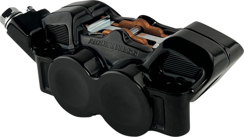 ARLEN NESS - RADIAL BRAKE CALIPERS 100MM, BLACK 4-Piston Caliper - Front (Left)