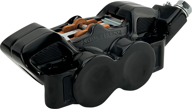 ARLEN NESS - RADIAL BRAKE CALIPERS 100MM, BLACK 4-Piston Caliper - Front (RIGHT)