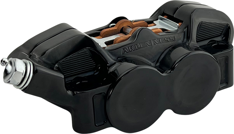 ARLEN NESS - RADIAL BRAKE CALIPERS 100MM, BLACK 4-Piston Caliper - Front (Left)