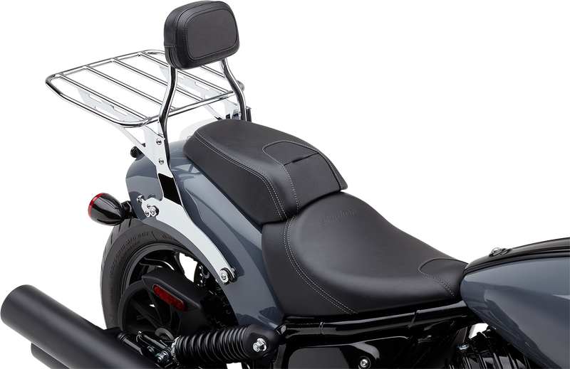 COBRA Detachable Backrest - Mini - Chrome - Chieftain