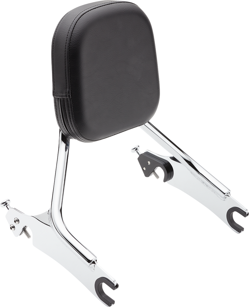 COBRA Detachable Backrest - Chrome - Short - Chieftain