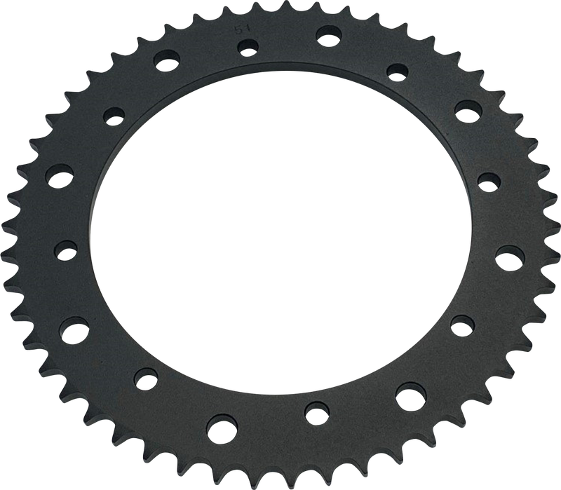 DRAG SPECIALTIES Rear Sprocket - 51 Tooth - Black - Touring/Trike '09-'24