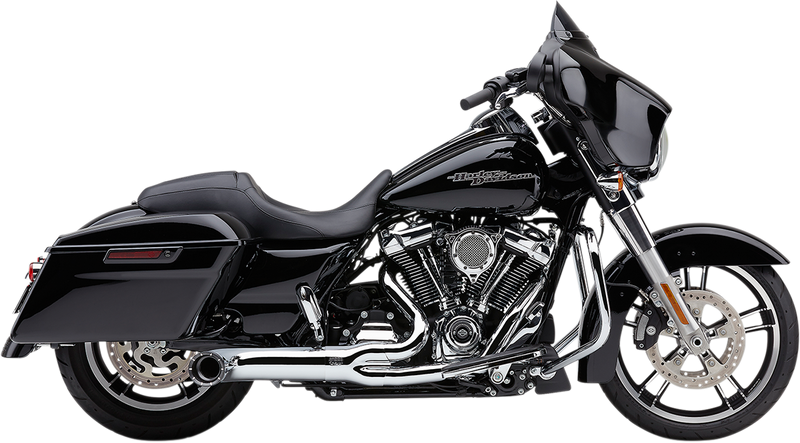 COBRA Turn Out 2-into-1 Exhaust System - Chrome