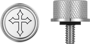 FIGURATI DESIGNS Seat Mounting Knob - Stainless Steel - Cross FD41-SEAT KN-SS