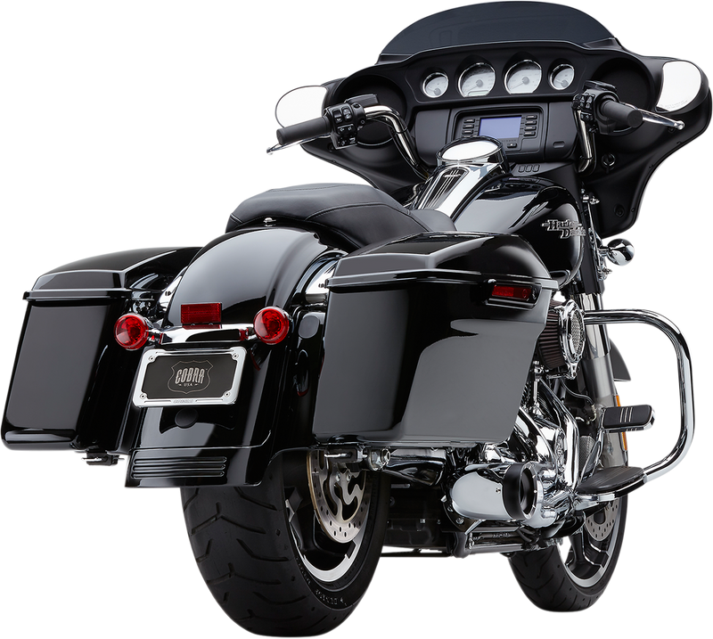 COBRA Turn Out 2-into-1 Exhaust System - Chrome