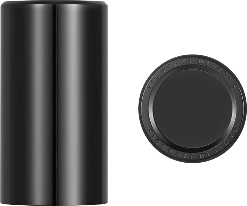 FIGURATI DESIGNS Docking Hardware Covers - Long - Black FD65-DC-2545-BK