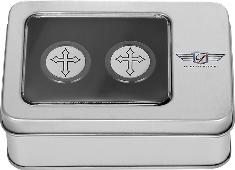 FIGURATI DESIGNS Docking Covers - Short - Cross - Black FD41-DC-2530-BK