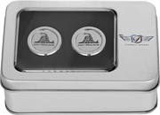 FIGURATI DESIGNS Docking Covers - Don't Tread On Me - Short - Silver FD40-DC-2530-SS