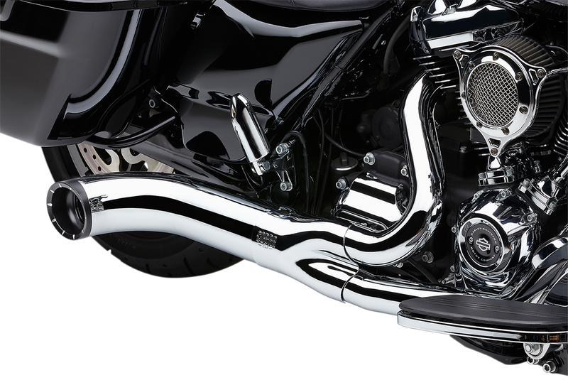 COBRA Turn Out 2-into-1 Exhaust System - Chrome