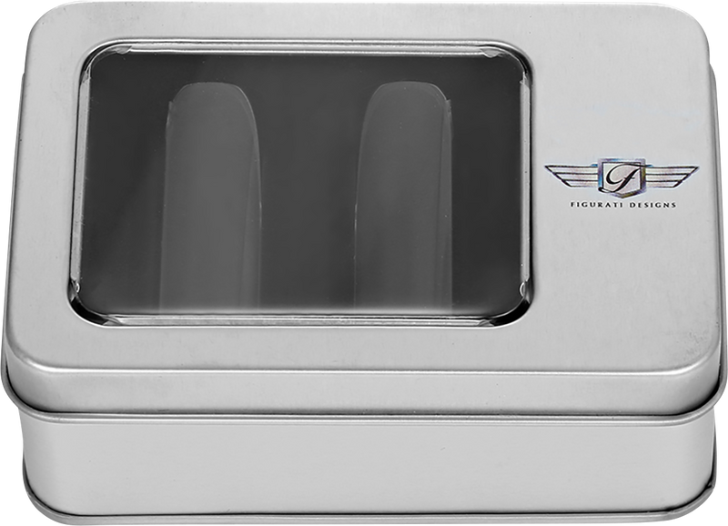 FIGURATI DESIGNS Docking Hardware Covers - Long - Black FD65-DC-2545-BK