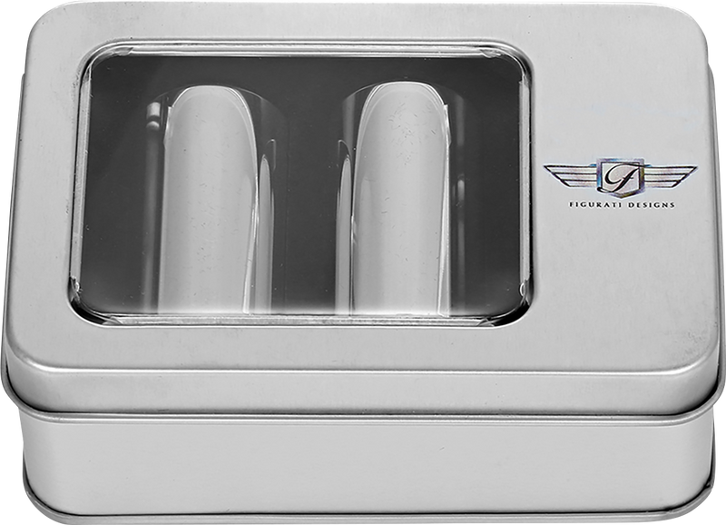 FIGURATI DESIGNS Docking Covers - Long - Silver FD60-DC-2545-SS