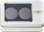 FIGURATI DESIGNS Swing Arm Covers - Custom - Black FD65-BLK