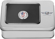 FIGURATI DESIGNS Heel-Toe Shifter Cover - American Flag Skull - Red/White/Blue FD24-HTSC-SS