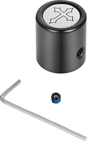 FIGURATI DESIGNS Heel-Toe Shifter Cover - Maltese Cross - Black FD41-HTSC-BLK