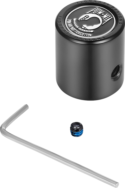 FIGURATI DESIGNS Heel-Toe Shifter Cover - POW MIA - Black FD50-HTSC-BLK