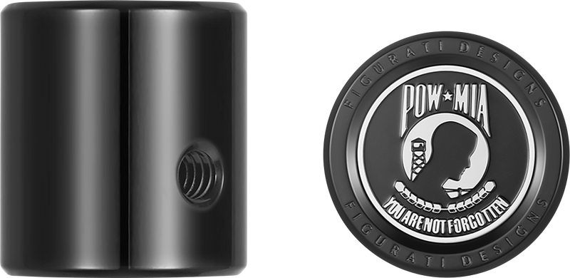 FIGURATI DESIGNS Heel-Toe Shifter Cover - POW MIA - Black FD50-HTSC-BLK