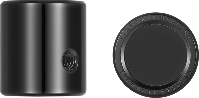 FIGURATI DESIGNS Heel-Toe Shifter Cover - Plain - Black FD65-HTSC-BLK