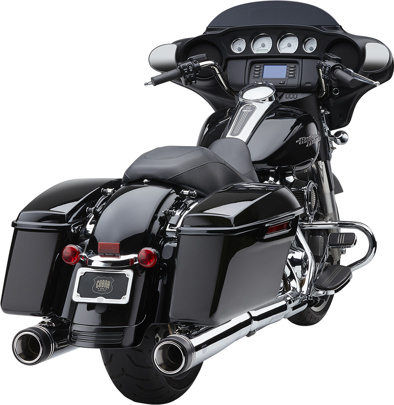 COBRA 4-1/2" Neighbor Haters? Series Mufflers - Chrome