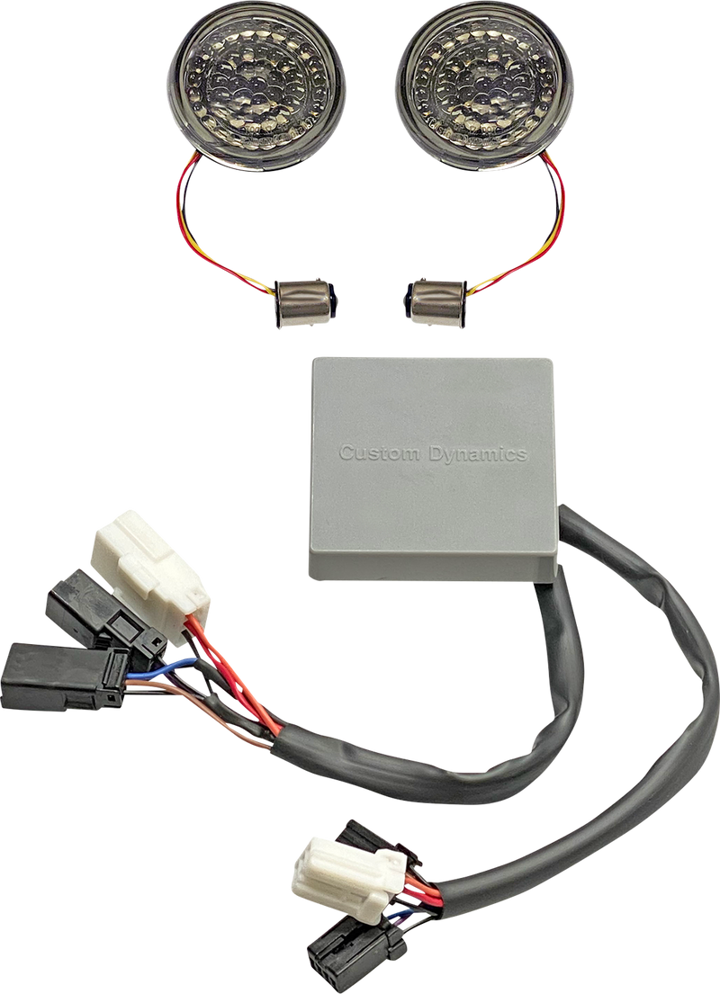 CUSTOM DYNAMICS SMART LED 1157 Bullet Turn Signals with Controller - Sportster