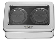 FIGURATI DESIGNS Axle Nut Cover - Front - Stainless Steel - Figurati Designs Logo - Black FD01-FAC-BLK