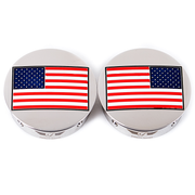 FIGURATI DESIGNS Swing Arm Covers - American Flag - Reversed FD20-AF-SS