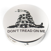 FIGURATI DESIGNS Swing Arm Covers - Don't Tread On Me - Custom FD40-DTOM-SS