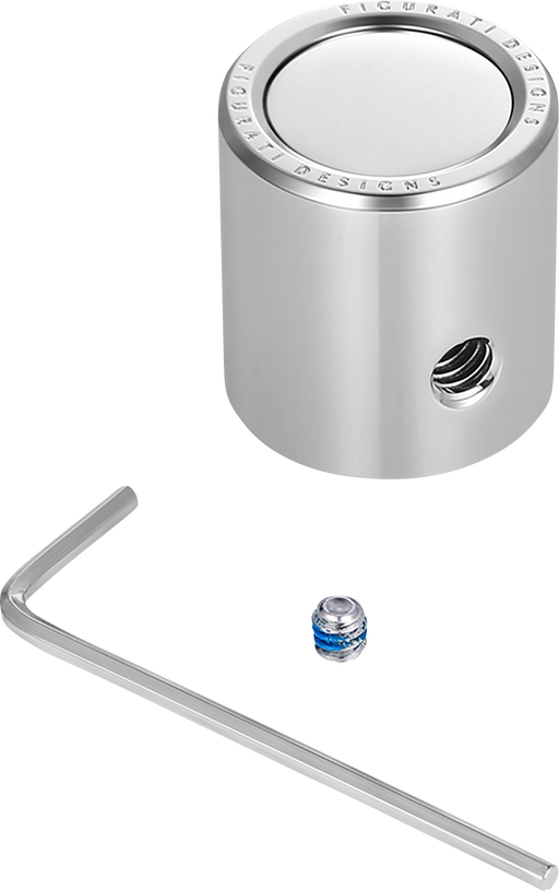 FIGURATI DESIGNS Heel-Toe Shifter Cover - Plain - Stainless Steel FD60-HTSC-SS