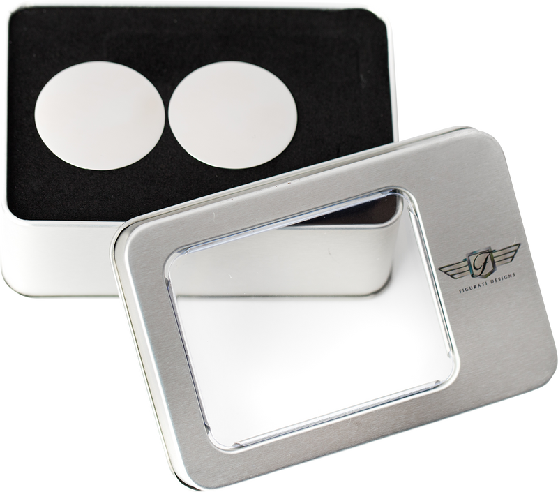 FIGURATI DESIGNS Swing Arm Covers - Custom - Silver FD60-SS