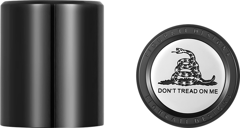 FIGURATI DESIGNS Docking Covers - Don't Tread On Me - Short - Black FD40-DC-2530-BK