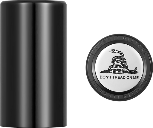 FIGURATI DESIGNS Docking Covers - Don't Tread On Me - Long - Black FD40-DC-2545-BK