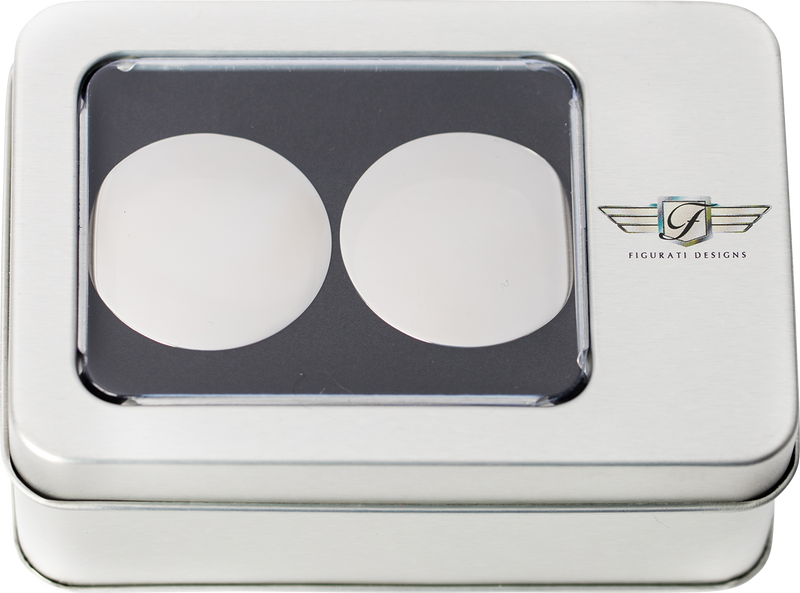 FIGURATI DESIGNS Swing Arm Covers - Custom - Silver FD60-SS