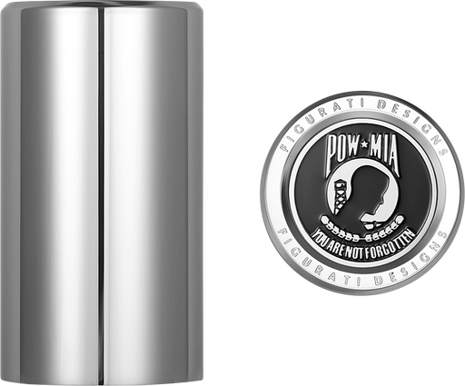 FIGURATI DESIGNS Docking Covers - POW MIA - Long - Silver FD50-DC-2545-SS