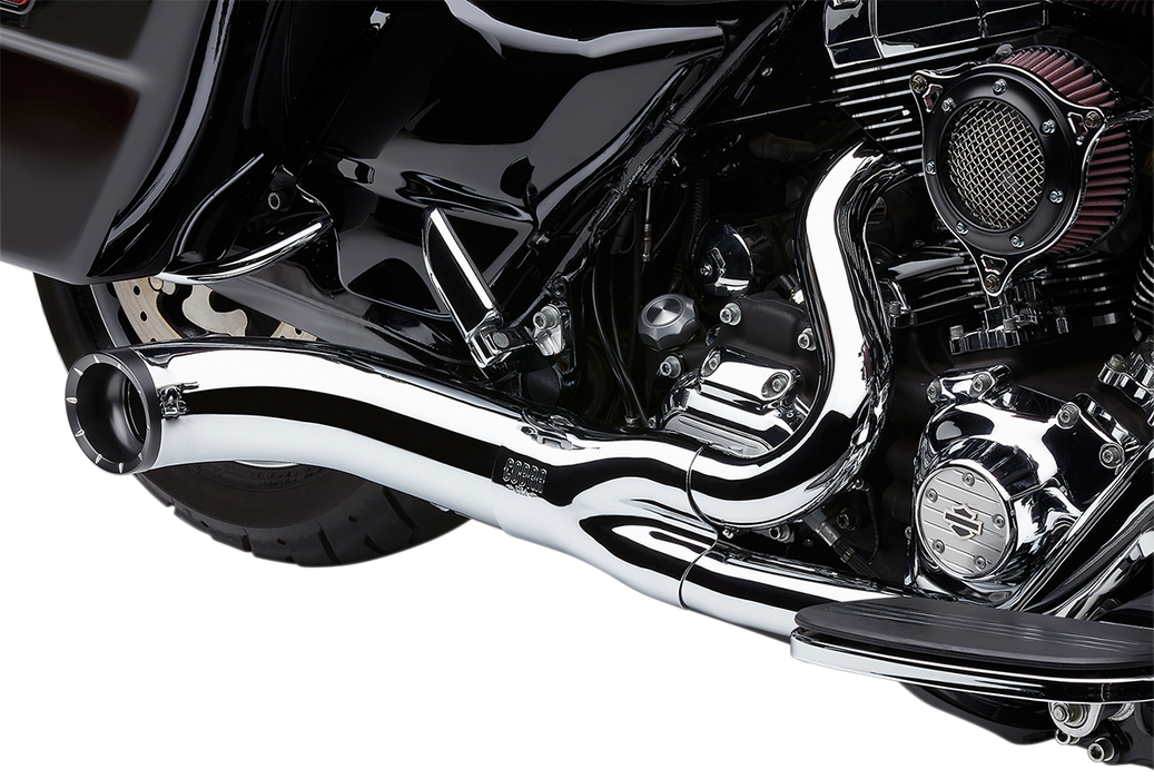 COBRA Turn Out 2-into-1 Exhaust System - Chrome