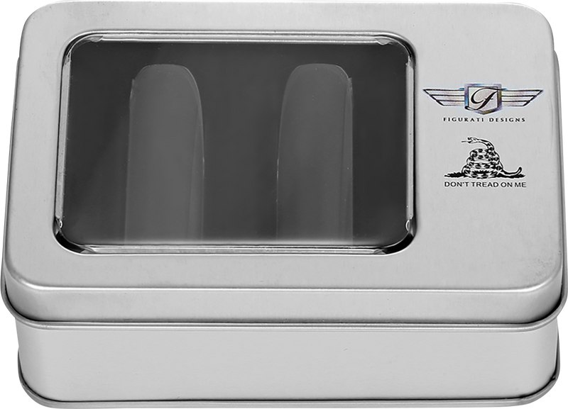 FIGURATI DESIGNS Docking Covers - Don't Tread On Me - Long - Black FD40-DC-2545-BK