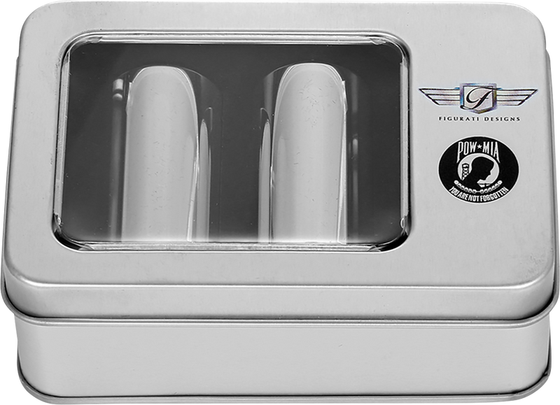 FIGURATI DESIGNS Docking Covers - POW MIA - Long - Silver FD50-DC-2545-SS