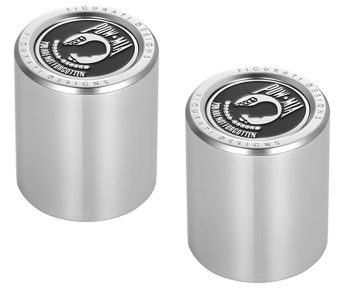 FIGURATI DESIGNS Docking Covers - POW MIA - Silver FD50-DC-2730-SS