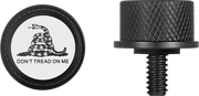 FIGURATI DESIGNS Seat Mounting Knob - Black - Don't Tread On Me FD40-SEAT KN-BK