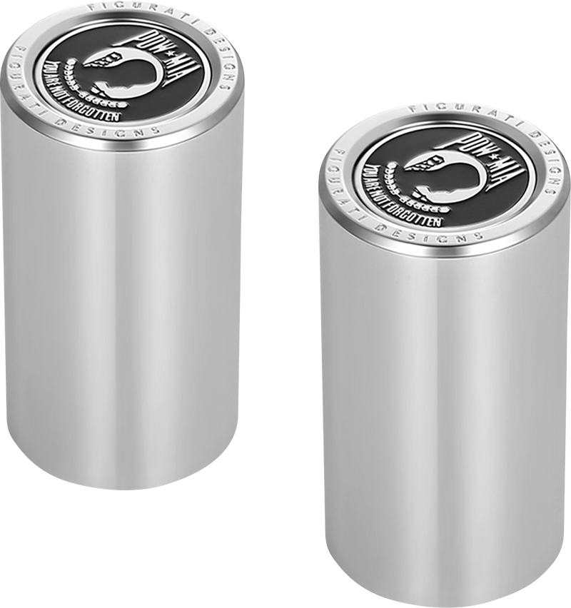 FIGURATI DESIGNS Docking Covers - POW MIA - Long - Silver FD50-DC-2545-SS