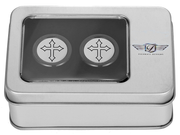 FIGURATI DESIGNS Docking Covers - Cross Black FD41-DC-2730-BK