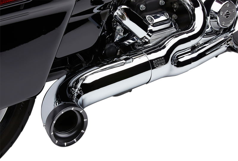 COBRA Turn Out 2-into-1 Exhaust System - Chrome