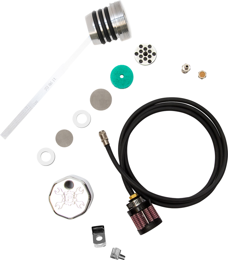 FEULING OIL PUMP CORP. Vented Dipstick - Polished - Touring