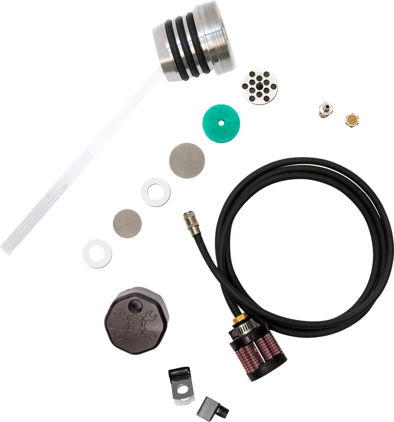 FEULING OIL PUMP CORP. Vented Dipstick - Black - Dyna