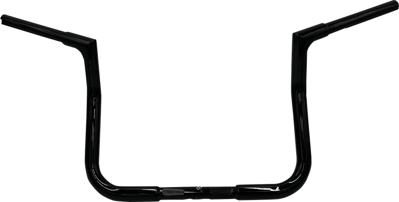 FAT BAGGERS INC. 1-1/4" EZ Install Flat Top Handlebar - Reduced Reach - 11" - Black 705011-B