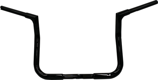 FAT BAGGERS INC. 1-1/4" EZ Install Flat Top Handlebar - Reduced Reach - 11" - Black 705011-B