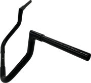 FAT BAGGERS INC. 1-1/4" EZ Install Flat Top Handlebar - Reduced Reach - 11" - Black 705011-B