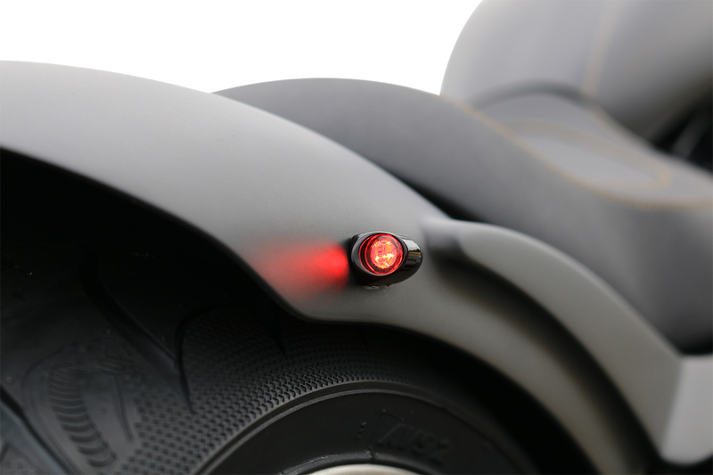 KODLIN USA 3-1 BULLET REAR INDICATOR LIGHTS SMOOTH - BLACK