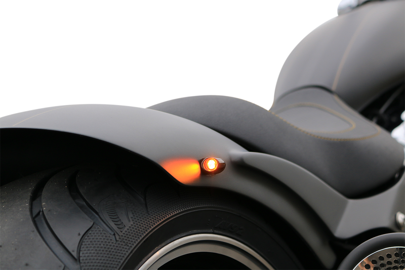 KODLIN USA 3-1 BULLET REAR INDICATOR LIGHTS SMOOTH - BLACK